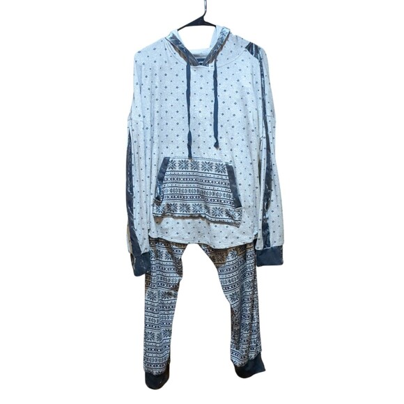 Simply Vera Verawang Womens Stretch Velour Hoodie PJ Set. XL - Picture 2 of 14